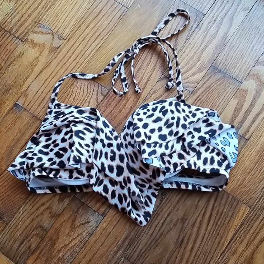 Victoria Secret Pink lepard bikini top